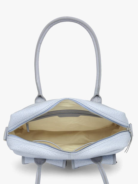 Sac Le Dandy Lavande Cuir Paul marius Bleu lavande DANDYLAV vue secondaire 3