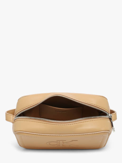 Sac Bandoulière Bold Calvin klein jeans Beige bold 4F3220G vue secondaire 3
