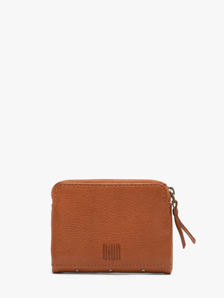 Porte-monnaie Cuir Biba Marron wallet KAT2L vue secondaire 3