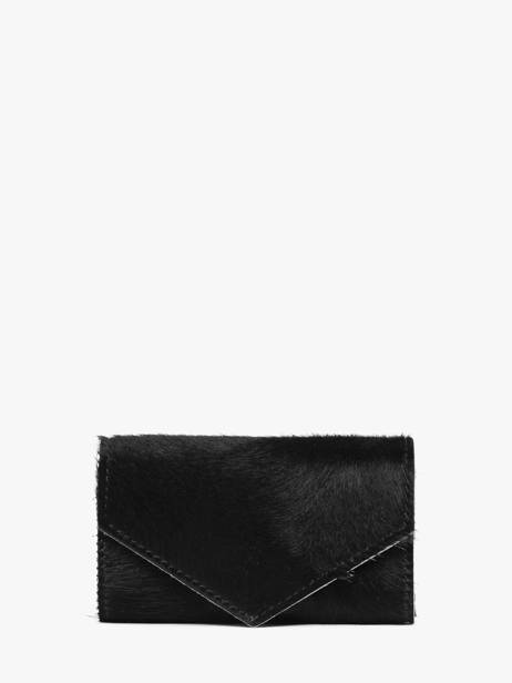 Porte-monnaie Agnes Cuir Etrier Noir agnes EAGN5018