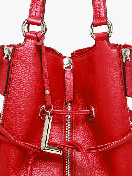 Sac Porté Main 150 Ans Cuir Lancel Rouge 150 ans A14098 vue secondaire 3