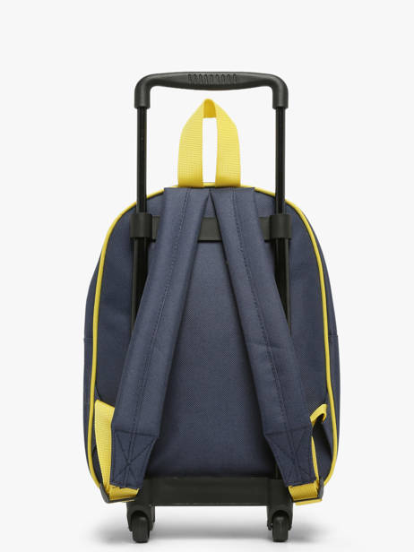 Sac A Dos à Roulettes 1 Compartiment Pokemon Bleu pokemon & friends 26KK204F vue secondaire 4