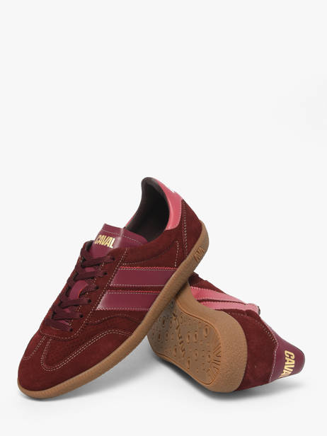 Sneakers En Cuir Caval Rouge women BAPULS2A vue secondaire 2