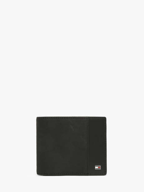 Portefeuille Cuir Tommy hilfiger Noir th soho AM14503
