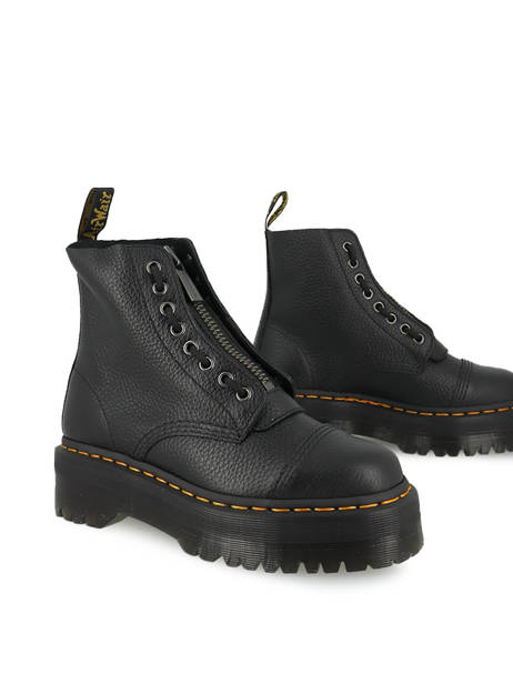 Bottines Sinclair En Cuir Dr martens Noir women 22564001 vue secondaire 3