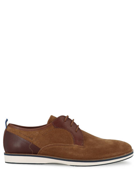 Leather Pyramid Lace-up Shoes Redskins Brown men PYRAMID