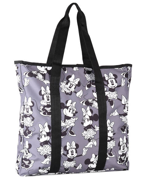 Sac Shopping A4 Minnie Mouse Mickey and minnie mouse Gris fashion 2034 vue secondaire 4
