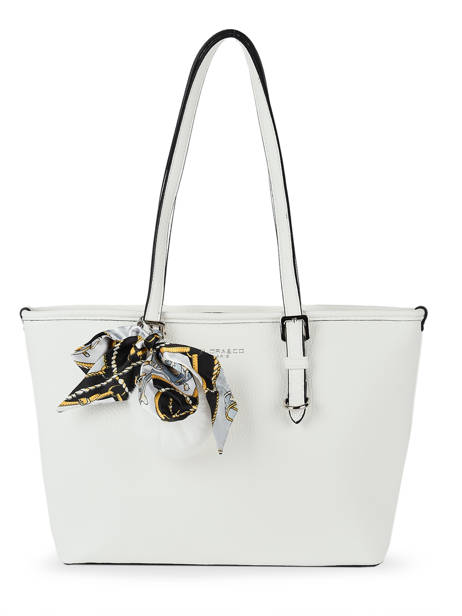 Sac Porté épaule Grained Miniprix Blanc grained F2531