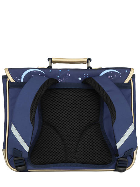 Cartable 2 Compartiments Caramel et cie Bleu boheme FI vue secondaire 5