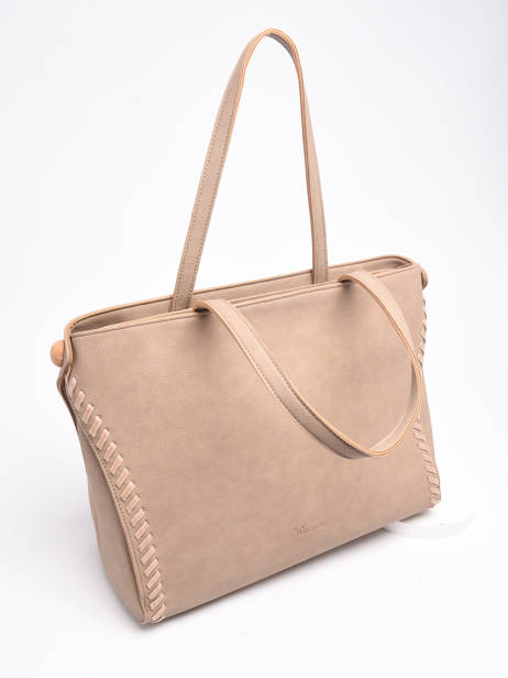 A4 Size  Messenger Bag Woomen Beige gentiane WGEN82 other view 2