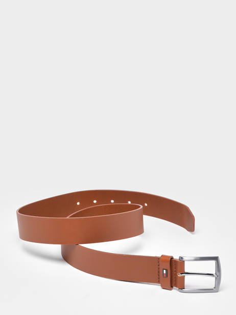 Ceinture Tommy hilfiger Marron denton AM10312 vue secondaire 2