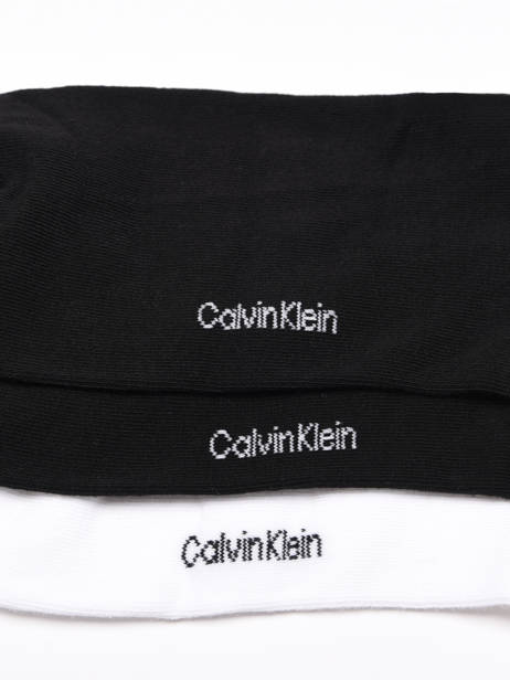 Coffret 3 Paires De Chaussettes Calvin klein jeans Noir socks women 71219849 vue secondaire 3