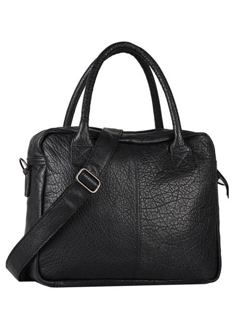 Sac Ledandy  A4 Cuir Paul marius Noir dore DANDYDOR vue secondaire 2