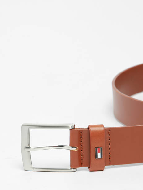 Ceinture Tommy hilfiger Marron adan AM11227 vue secondaire 2