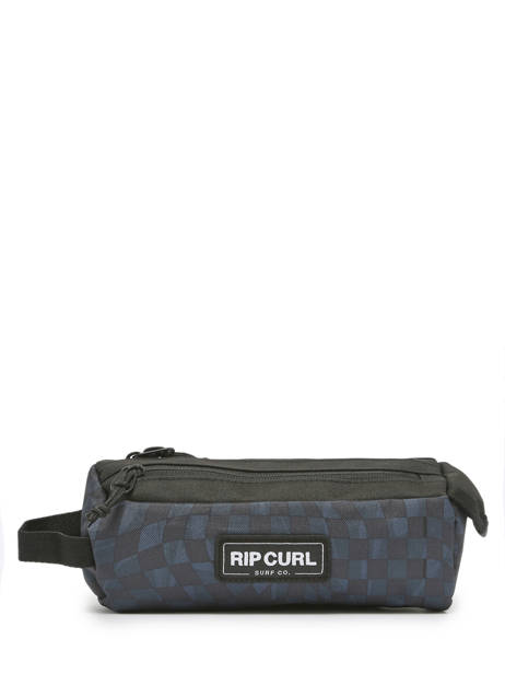 Trousse 2 Compartiments Rip curl Bleu checkers CH12TMUT